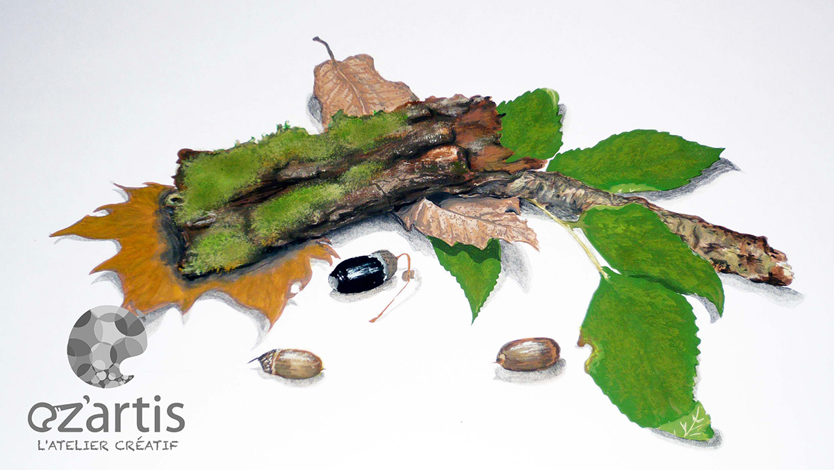 Dessin mathieu nature morte