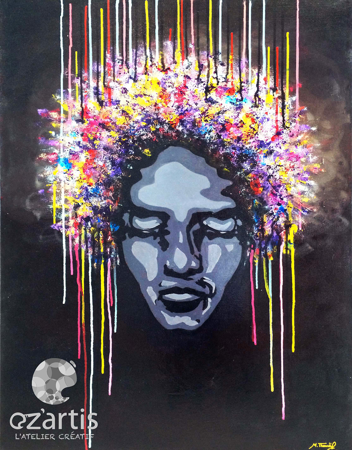 Peinture acrylique mathieu 14