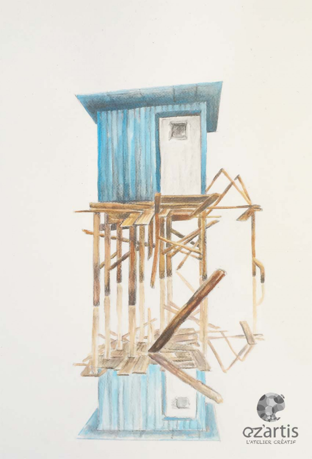mathieu aquarelle carrelet