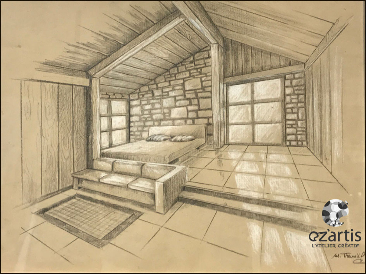 dessin perspective Mathieu THOMAS